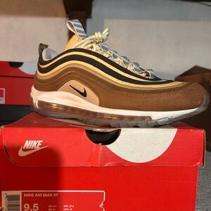 Nike Air Max 97 Brown and Tan Sneakers